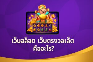 เว็บสล็อต เว็บตรงวอลเล็ต