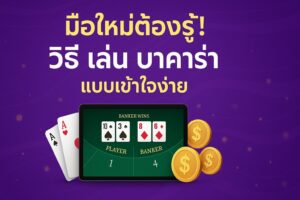 วิธี เล่น บาคาร่า